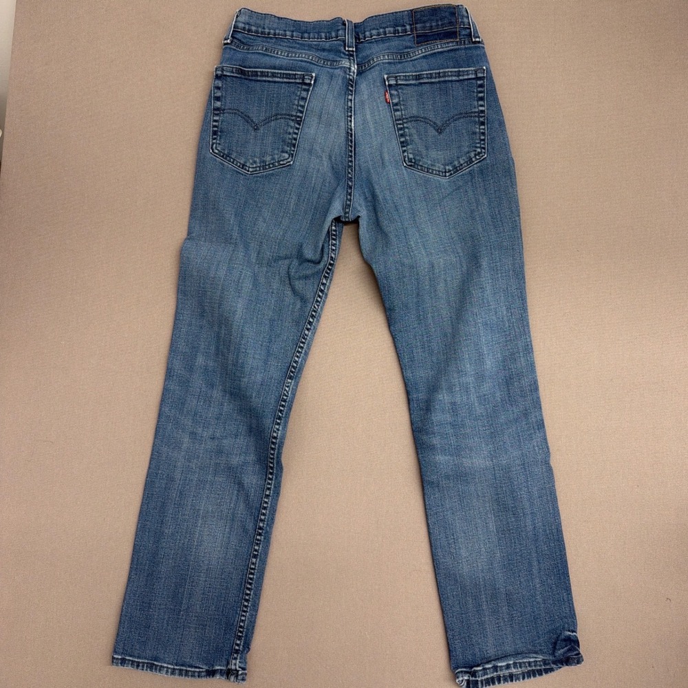 Levis 511 Slim Fit Mens Jeans Blue Denim Medium Wash W34 L32 (Measures 32x27)
